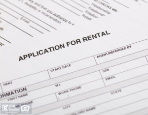 Close Up View of a Winston-Salem Rental Property Application