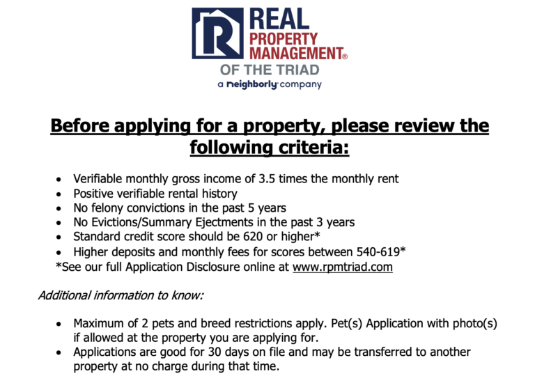 Houses for Rent Greensboro NC Real Property Management Triad