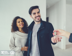 Stone Mountain Tenants Receiving Keys to their Rental