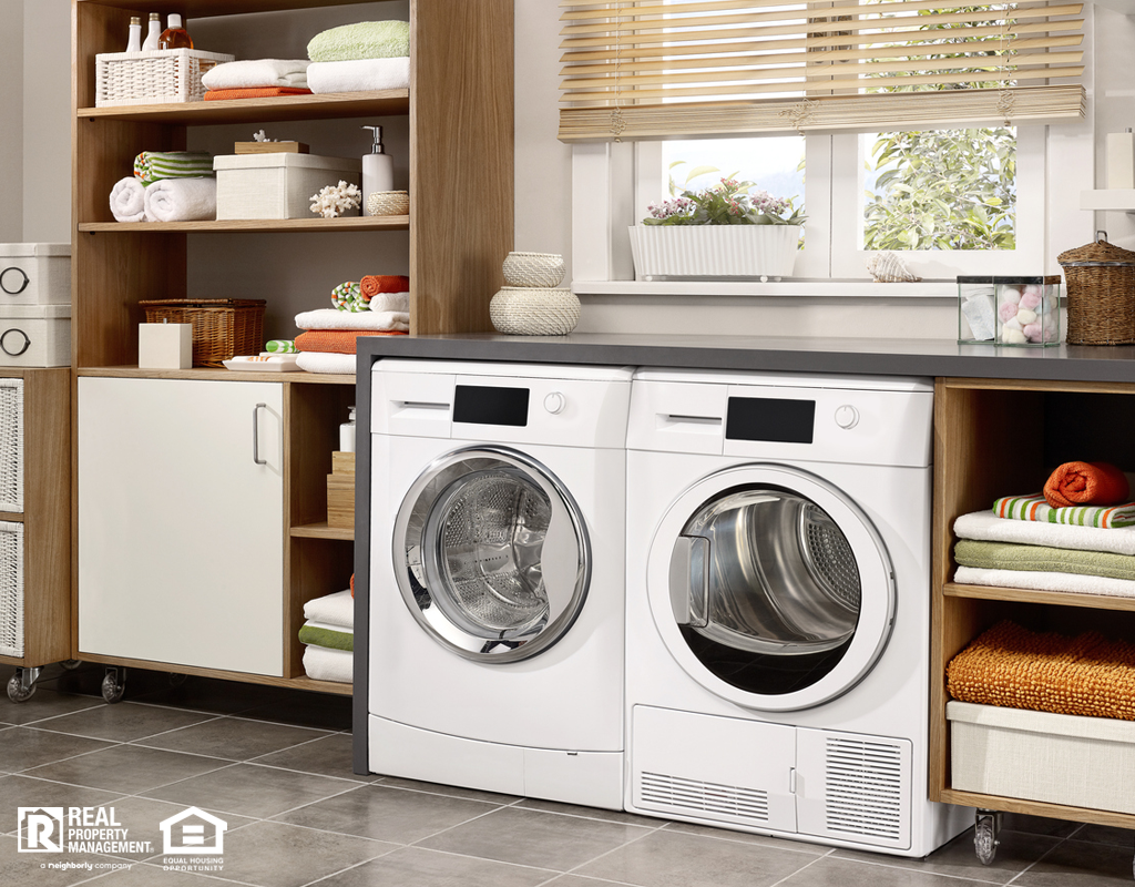 Cute and Organized Laundry Room in Fuquay-Varina Rental Home