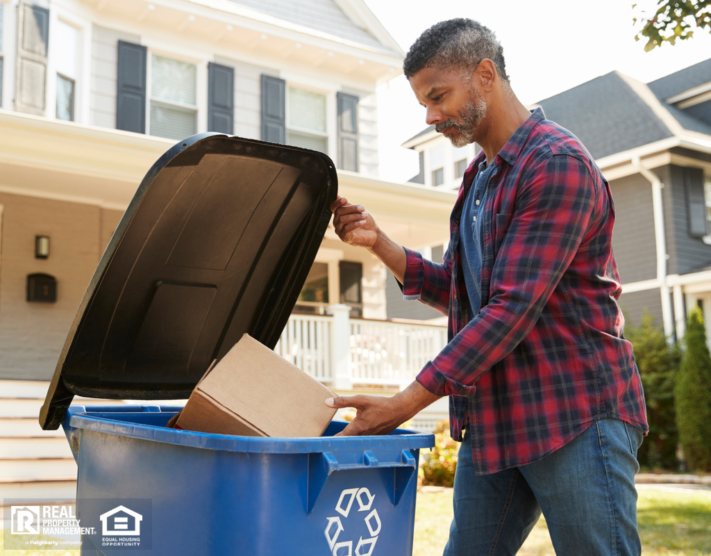 Warminster Tenant Recycling Cardboard