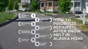 How to Prioritize Repairs After Snow Melt in Alaska HOAs Photo