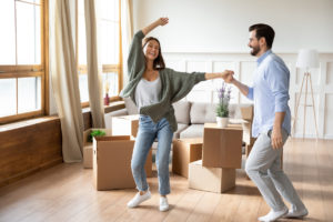 A Happy Reno Couple Moving In