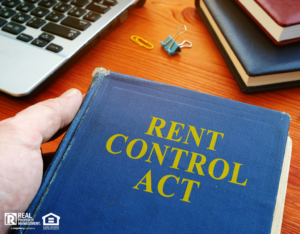 A Book Titled Rent Control Act on a Desk