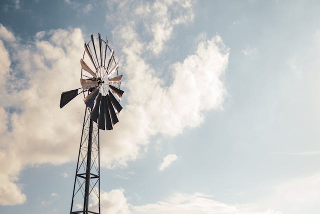Windmill Against the Sky