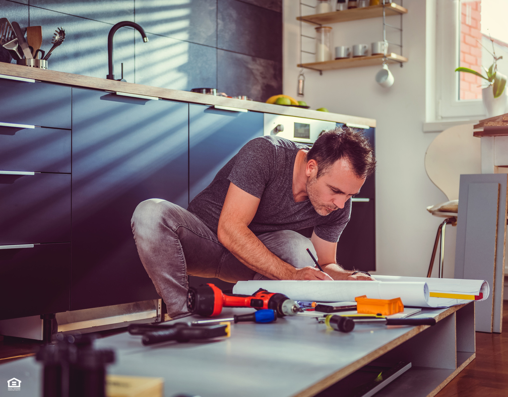 Salem Landlord Repairing the Kitchen Cabinets