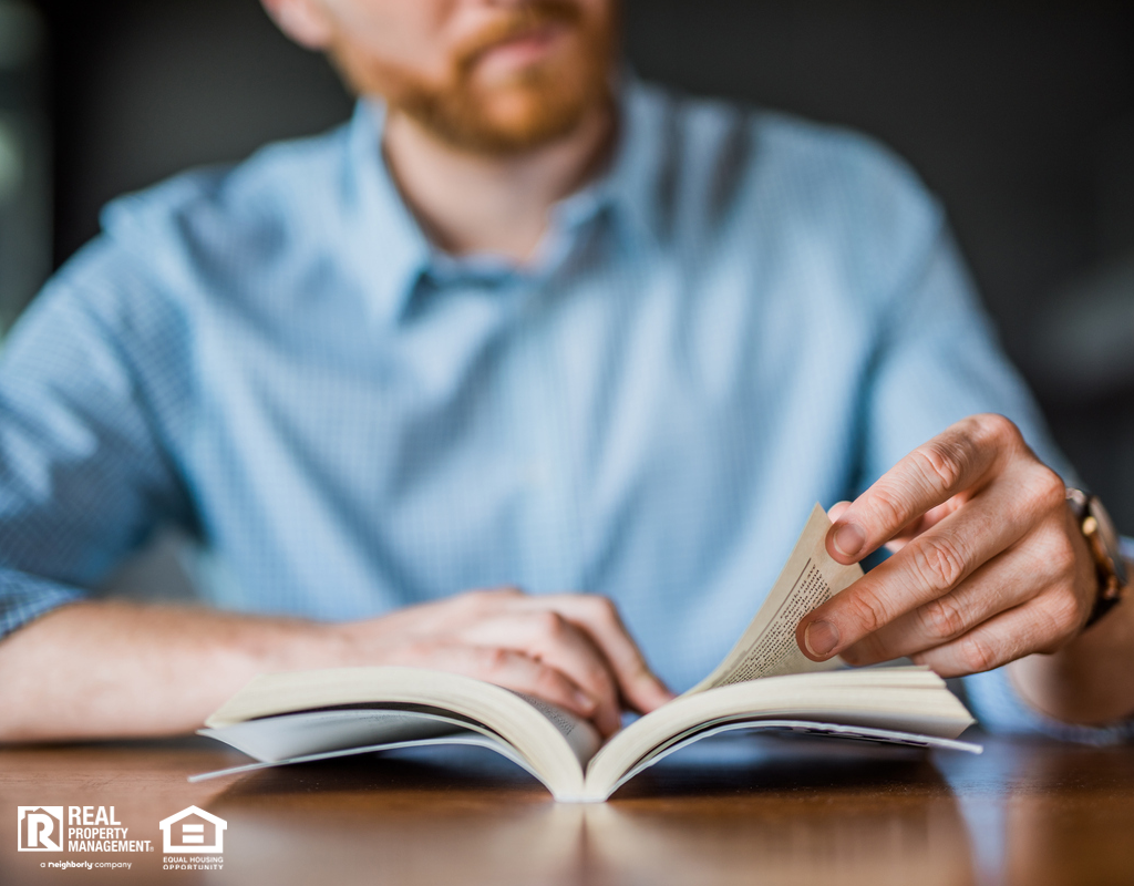 Livermore Real Estate Investor Reading an Informative Book