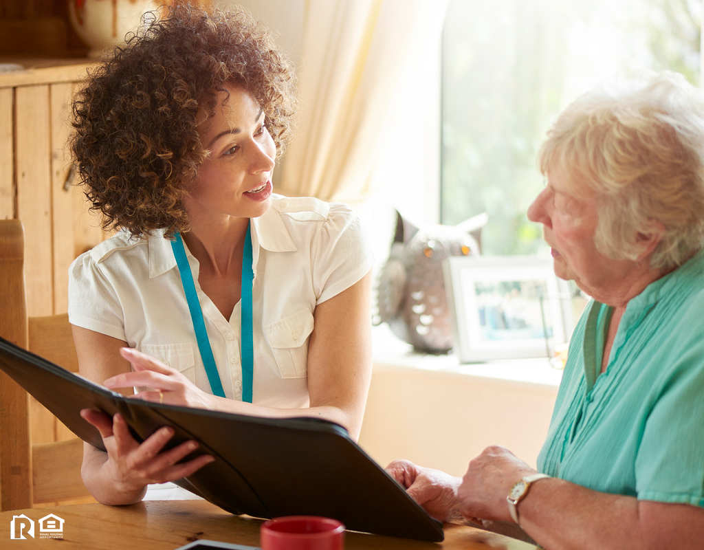 Hewitt Landlord Explaining the Lease to an Elderly Tenant