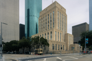 Houston Texas skyline property management