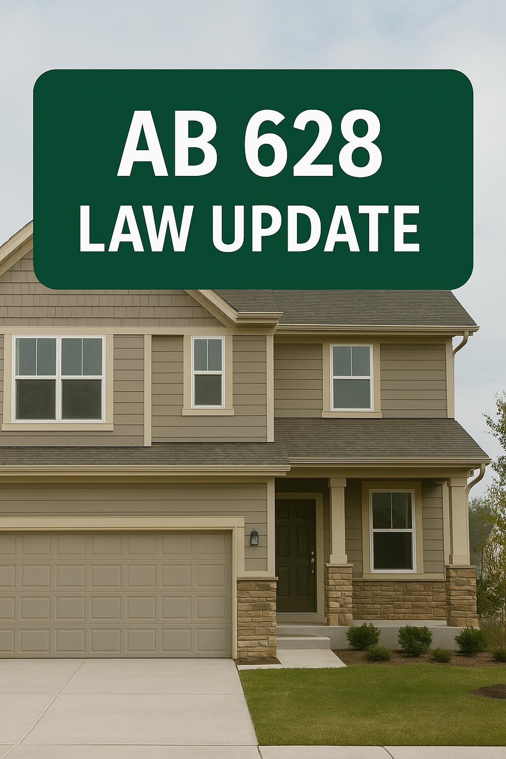 AB 628 law update for California landlords