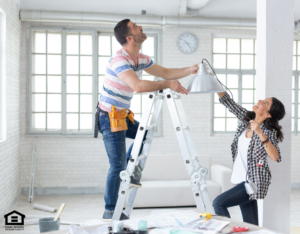 Landlord Remodeling the Common Area of Their Rental Property in Evansville