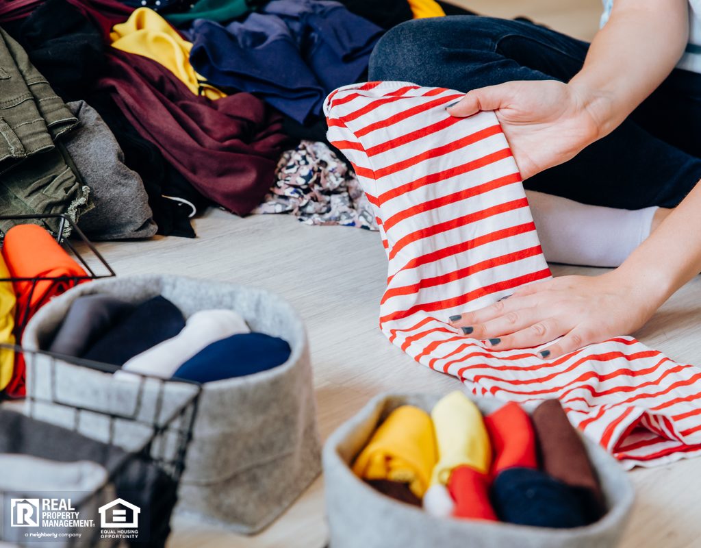 Key Largo Woman Decluttering Wardrobe