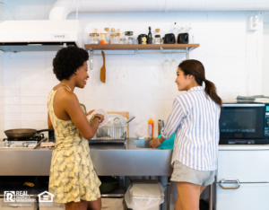 Union City Roommates Doing the Dishes Together