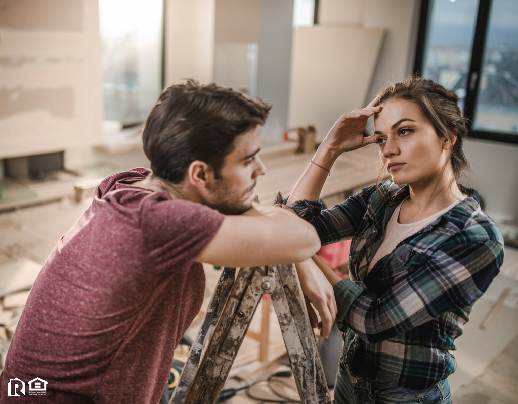 Young Couple Stressed Over House Flipping in Nocatee