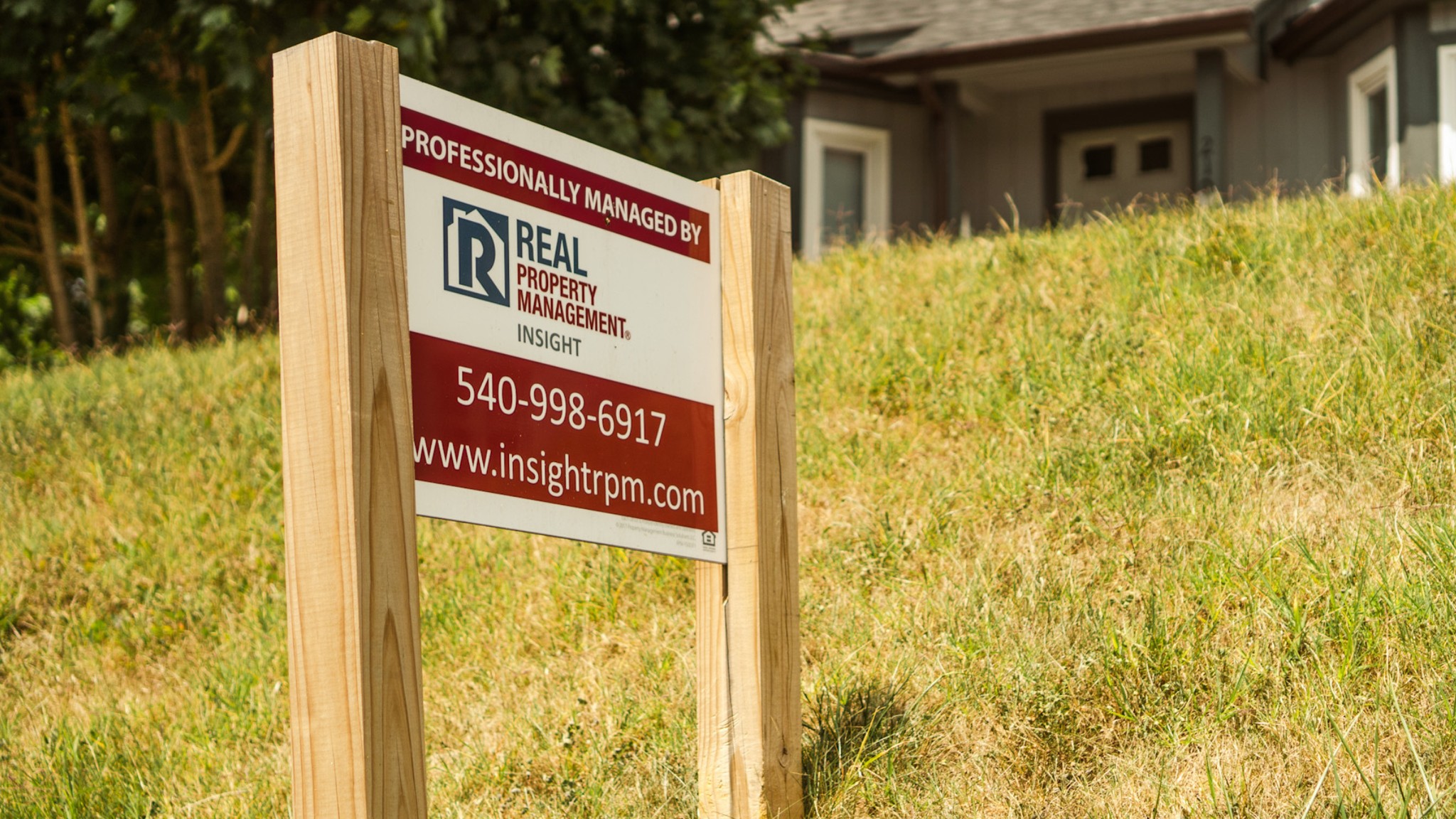 Real Property Management Insight Blacksburg Yard Sign