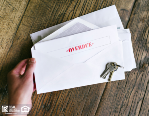 Overdue Rental Payment Notice with Keys