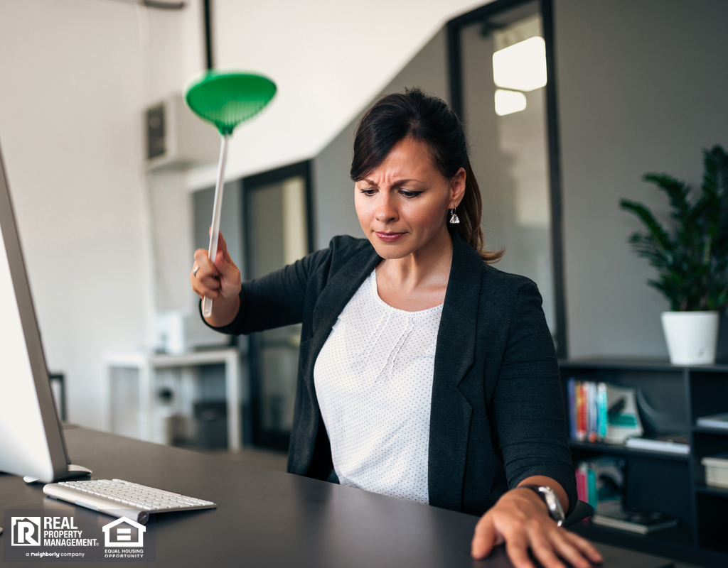 Allen Woman Swatting at Gnats
