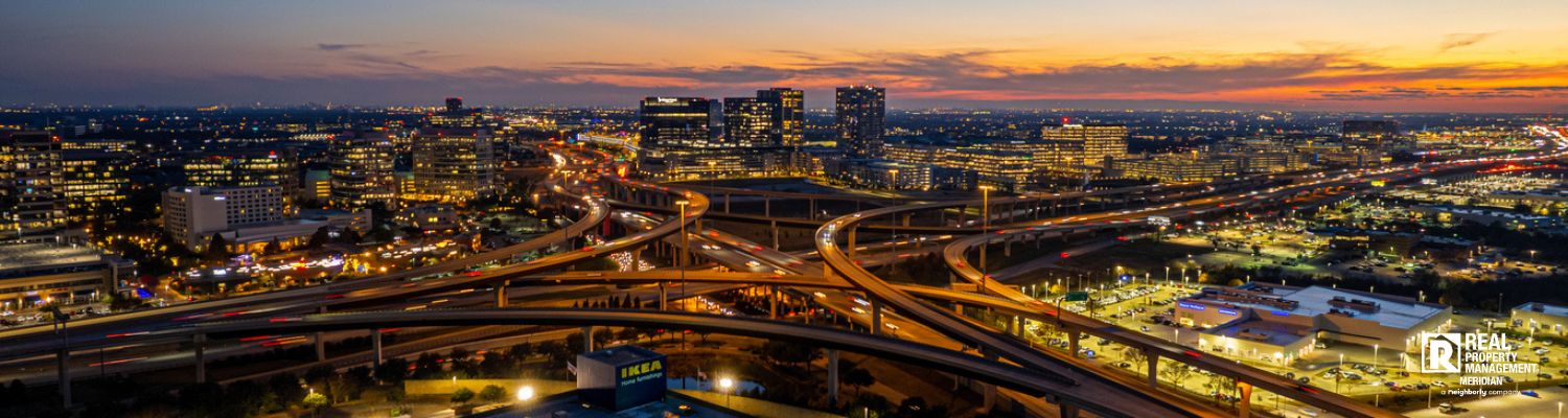 Local introductory image welcoming visitors to Real Property Management Meridian