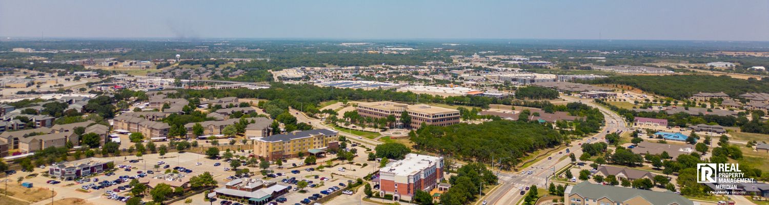 Local introductory image welcoming visitors to Real Property Management Meridian