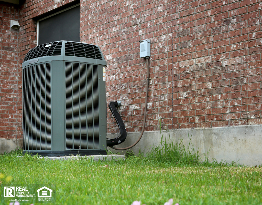 Boston Rental Property with an Outdoor Air Conditioning Unit