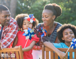 Stockbridge Family Celebrating Memorial Day