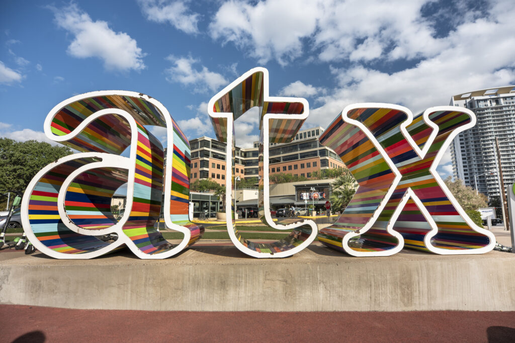 Austin Texas USA street sign