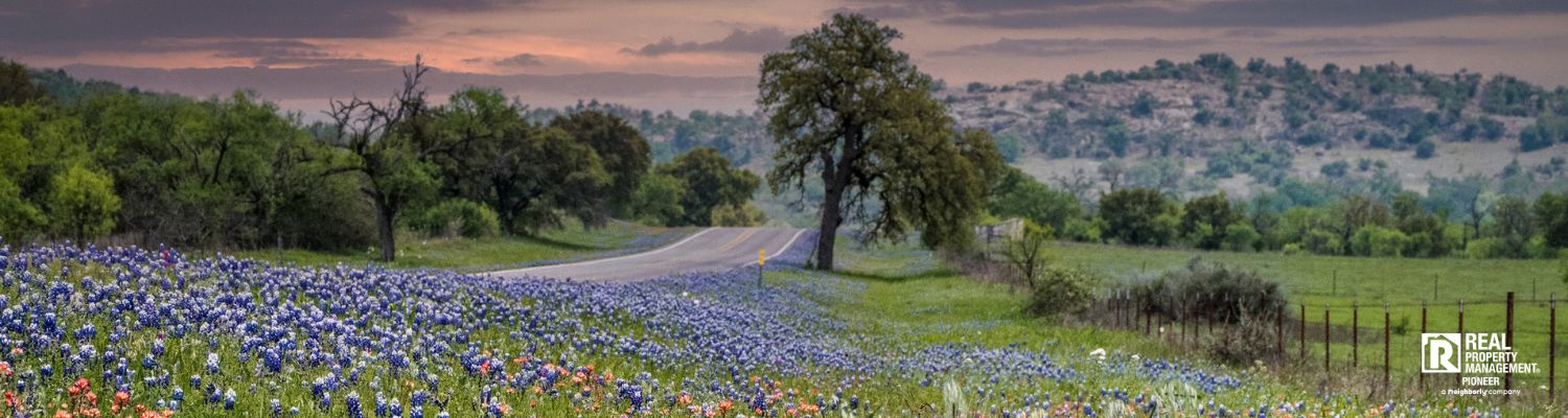 Local introductory image welcoming visitors to Real Property Management Pioneer