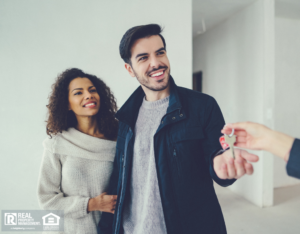 Laguna Hills Tenants Receiving Keys to their Rental