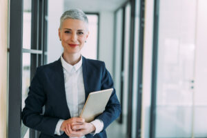 confident businesswoman