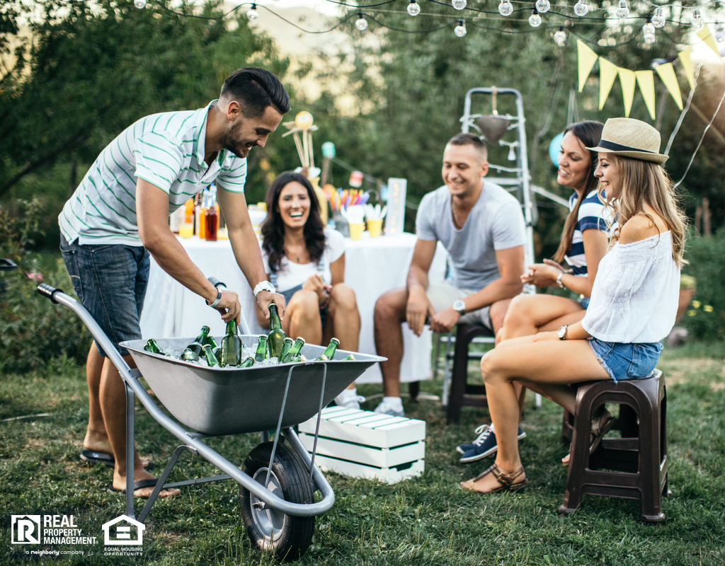 Outdoor Gathering in Hendersonville Yard