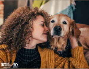 Harrison Township Tenant Cuddling Her Senior Lab