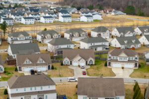 Neighborhood of duplex homes