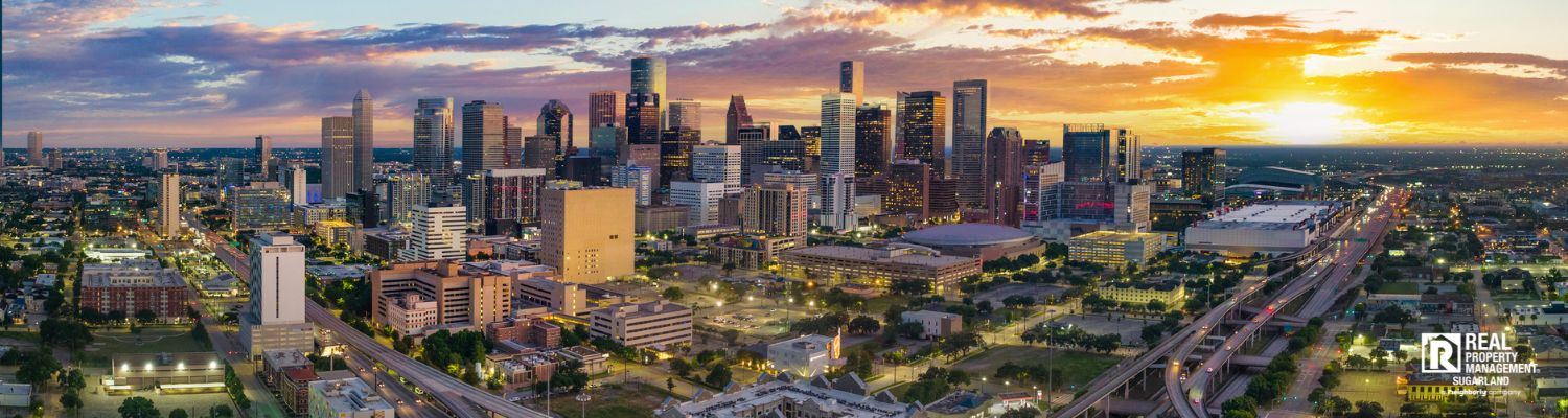 Local introductory image welcoming visitors to Real Property Management Sugarland