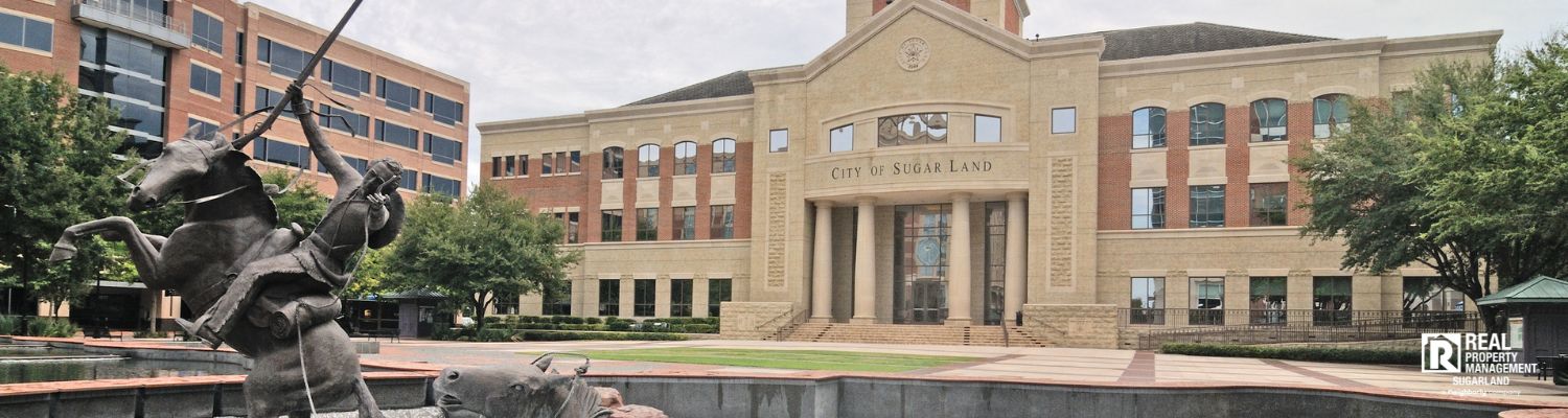 Local introductory image welcoming visitors to Real Property Management Sugarland