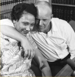 Richard and Mildred Loving share a quiet moment together after their U.S. Supreme Court case changed history.