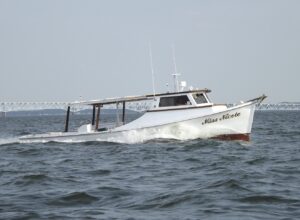 Working boats along the Rappahannock River in Virginia.