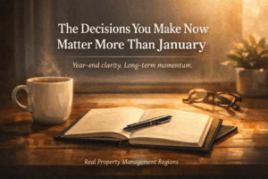 Year-end decisions and reflection before the new year
