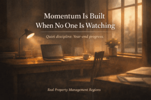 Quiet discipline and momentum built during year-end planning