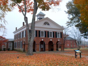 Historic Caroline County Courthouse in Bowling Green, Virginia