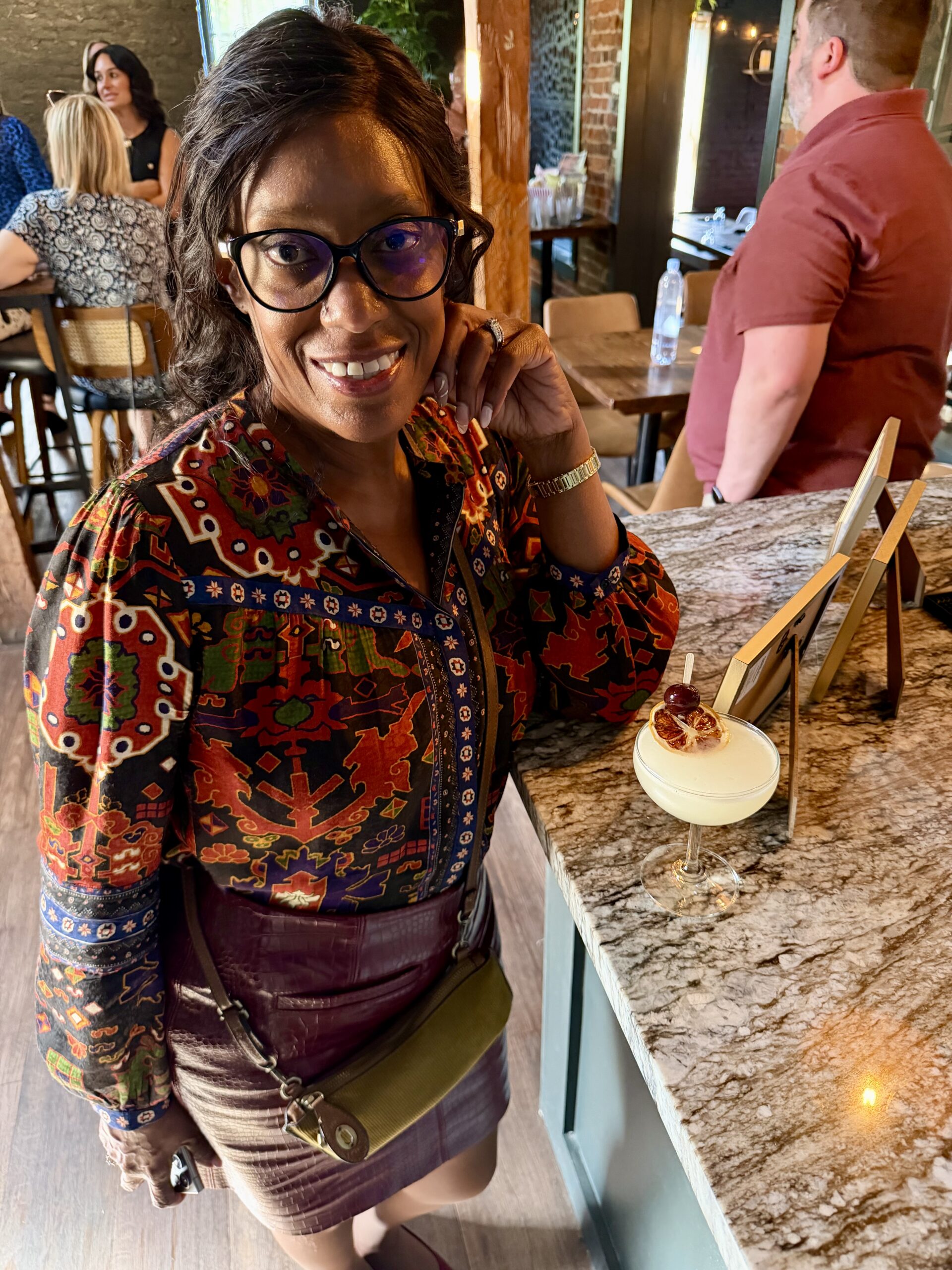 Phyllis at River’s End Speakeasy during Lend It Home Loans launch event