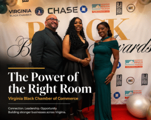 Stephen Guasp attending Virginia Black Chamber of Commerce Annual Gala highlighting business networking and leadership in Virginia