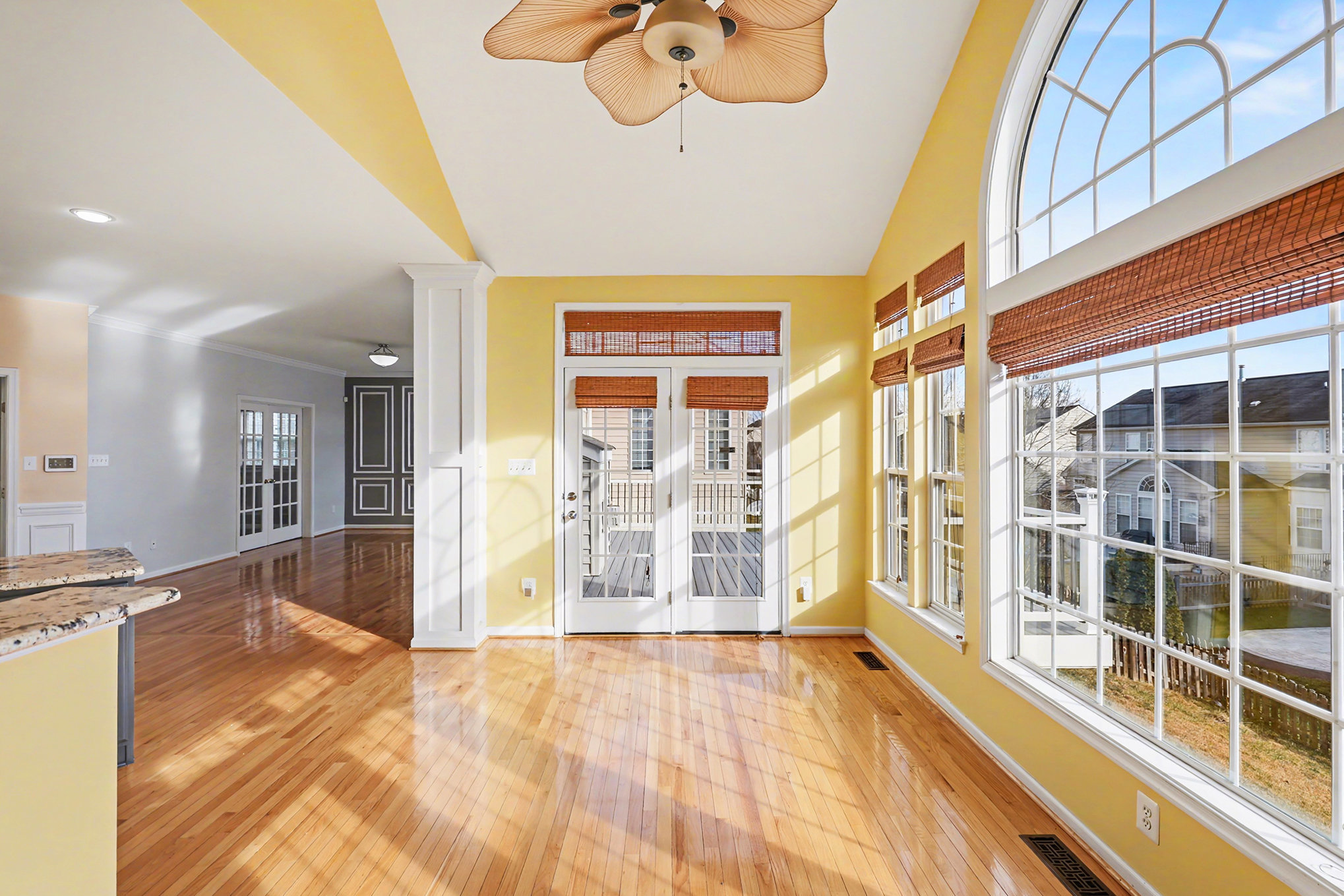 Vacant rental property during turnover before a new resident moves in