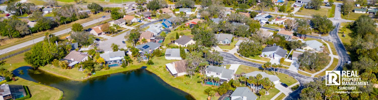 Local introductory image welcoming visitors to Real Property Management Suncoast