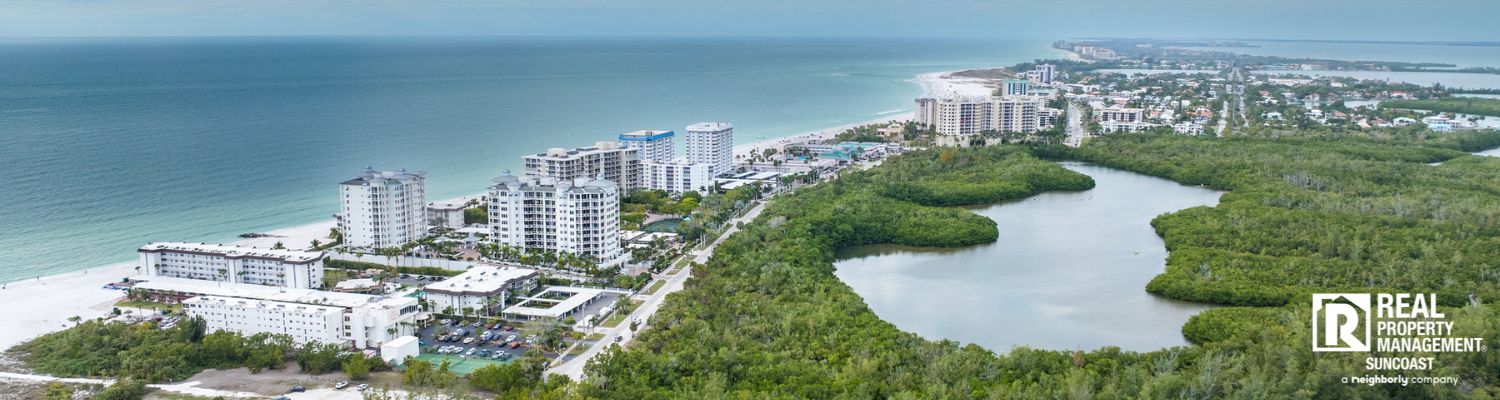 Local introductory image welcoming visitors to Real Property Management Suncoast