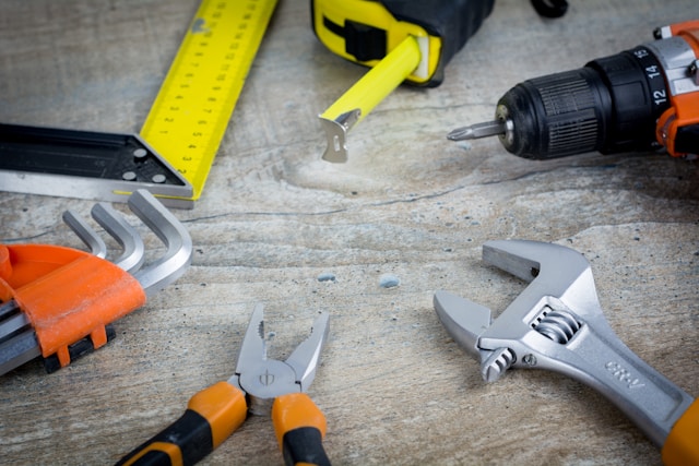 an assortment of home repair tools