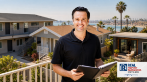 Miles Williams overlooks a representative Long Beach rental portfolio combining small multifamily, single-family, and ADU properties in a coastal setting.