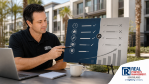 Miles Williams compares professional property management with self-management for a 30-plus-unit Southeast Los Angeles County portfolio.