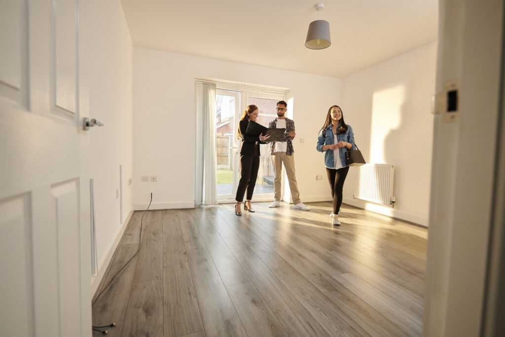 a landlord conducting a property showing