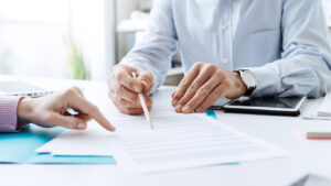 Reviewing contract