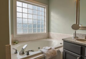 fancy bathroom